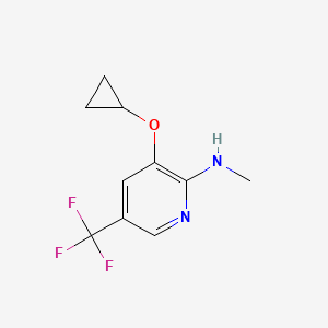 3-Cyclopropoxy-N-methyl-5-(trifluoromethyl)pyridin-2-amine