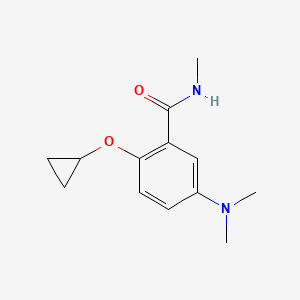 2-Cyclopropoxy-5-(dimethylamino)-N-methylbenzamide