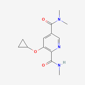 3-Cyclopropoxy-N2,N5,N5-trimethylpyridine-2,5-dicarboxamide