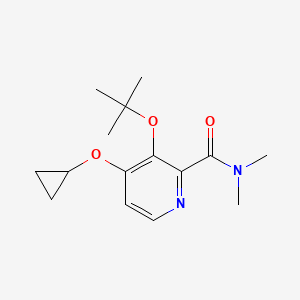 3-Tert-butoxy-4-cyclopropoxy-N,N-dimethylpicolinamide