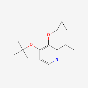 4-Tert-butoxy-3-cyclopropoxy-2-ethylpyridine