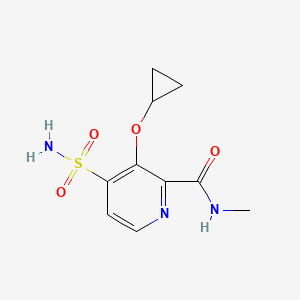 3-Cyclopropoxy-N-methyl-4-sulfamoylpicolinamide