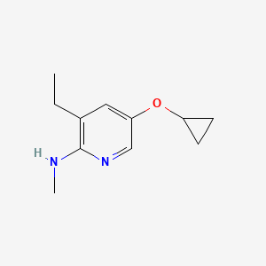 5-Cyclopropoxy-3-ethyl-N-methylpyridin-2-amine