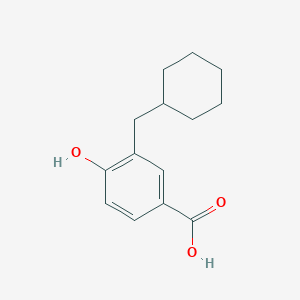 3-(Cyclohexylmethyl)-4-hydroxybenzoic acid