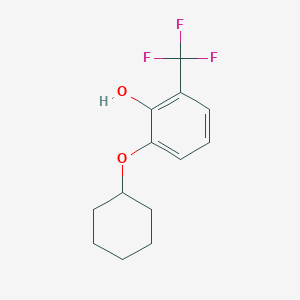 2-(Cyclohexyloxy)-6-(trifluoromethyl)phenol