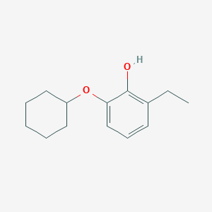 2-(Cyclohexyloxy)-6-ethylphenol