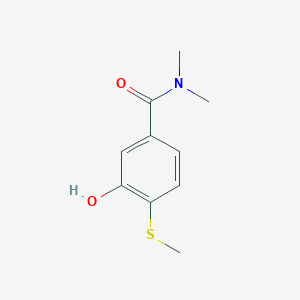 3-Hydroxy-N,N-dimethyl-4-(methylthio)benzamide