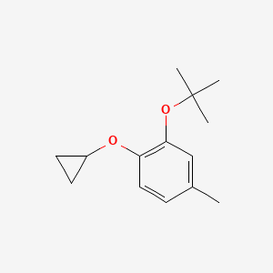 2-Tert-butoxy-1-cyclopropoxy-4-methylbenzene