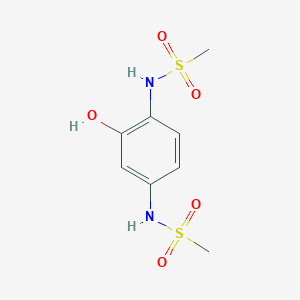 molecular formula C8H12N2O5S2 B14836504 N,N'-(2-Hydroxy-1,4-phenylene)dimethanesulfonamide 