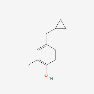 4-(Cyclopropylmethyl)-2-methylphenol