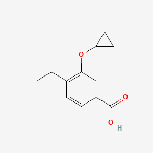 3-Cyclopropoxy-4-isopropylbenzoic acid