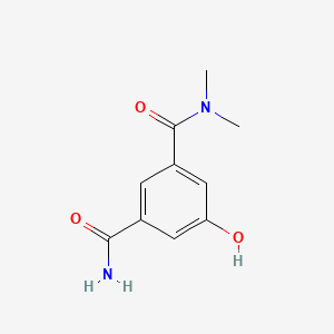 molecular formula C10H12N2O3 B14836557 5-Hydroxy-N1,N1-dimethylisophthalamide 