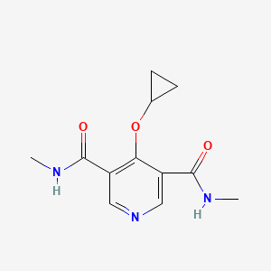 4-Cyclopropoxy-N3,N5-dimethylpyridine-3,5-dicarboxamide