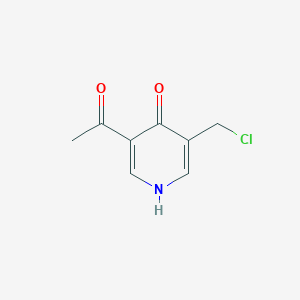 1-[5-(Chloromethyl)-4-hydroxypyridin-3-YL]ethanone