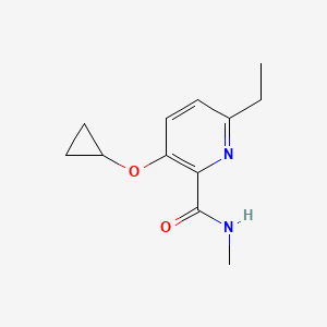 3-Cyclopropoxy-6-ethyl-N-methylpicolinamide