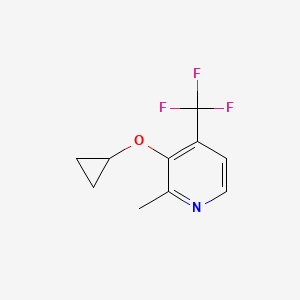 3-Cyclopropoxy-2-methyl-4-(trifluoromethyl)pyridine