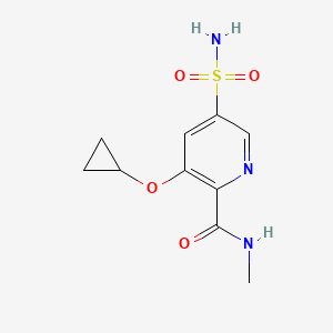 3-Cyclopropoxy-N-methyl-5-sulfamoylpicolinamide