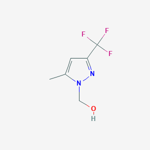 (5-methyl-3-(trifluoromethyl)-1H-pyrazol-1-yl)methanol