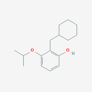 2-(Cyclohexylmethyl)-3-isopropoxyphenol