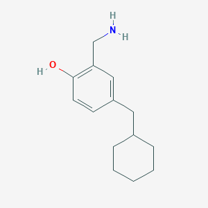 2-(Aminomethyl)-4-(cyclohexylmethyl)phenol