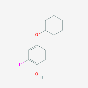 4-(Cyclohexyloxy)-2-iodophenol