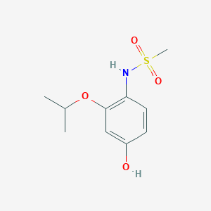 molecular formula C10H15NO4S B14836695 N-(4-Hydroxy-2-isopropoxyphenyl)methanesulfonamide 