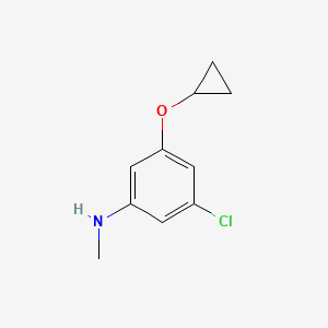 3-Chloro-5-cyclopropoxy-N-methylaniline