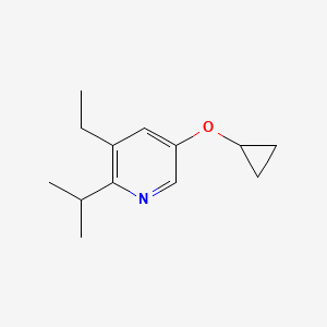 5-Cyclopropoxy-3-ethyl-2-isopropylpyridine