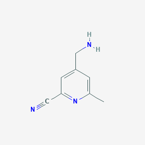 4-(Aminomethyl)-6-methylpyridine-2-carbonitrile