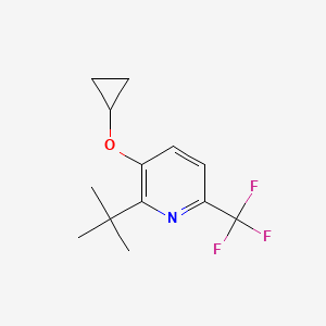 2-Tert-butyl-3-cyclopropoxy-6-(trifluoromethyl)pyridine