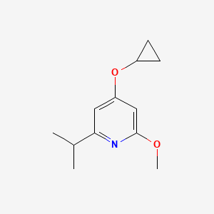 4-Cyclopropoxy-2-isopropyl-6-methoxypyridine