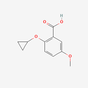 2-Cyclopropoxy-5-methoxybenzoic acid