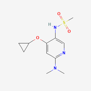 N-(4-Cyclopropoxy-6-(dimethylamino)pyridin-3-YL)methanesulfonamide