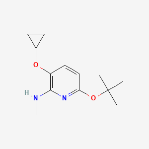 6-Tert-butoxy-3-cyclopropoxy-N-methylpyridin-2-amine