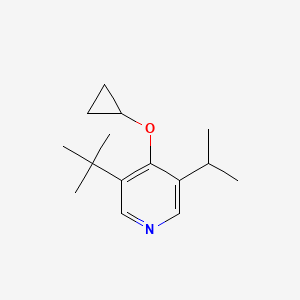 3-Tert-butyl-4-cyclopropoxy-5-isopropylpyridine