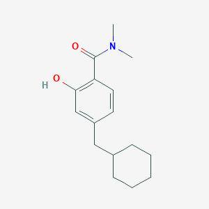 4-(Cyclohexylmethyl)-2-hydroxy-N,N-dimethylbenzamide