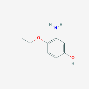 molecular formula C9H13NO2 B14836911 3-Amino-4-isopropoxyphenol 