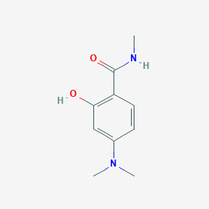 molecular formula C10H14N2O2 B14836926 4-(Dimethylamino)-2-hydroxy-N-methylbenzamide 