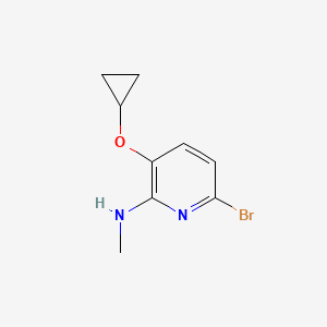 6-Bromo-3-cyclopropoxy-N-methylpyridin-2-amine