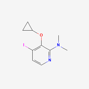 3-Cyclopropoxy-4-iodo-N,N-dimethylpyridin-2-amine