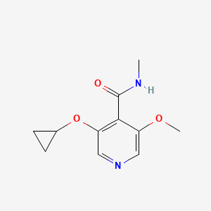 3-Cyclopropoxy-5-methoxy-N-methylisonicotinamide