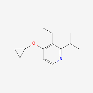 4-Cyclopropoxy-3-ethyl-2-isopropylpyridine