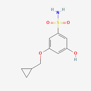 3-(Cyclopropylmethoxy)-5-hydroxybenzenesulfonamide