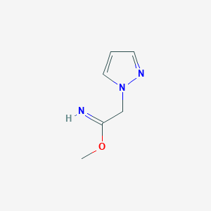methyl 2-(1H-pyrazol-1-yl)acetimidate