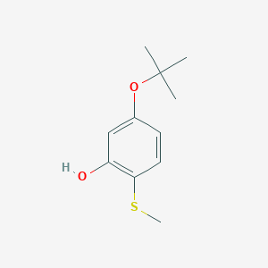 5-(Tert-butoxy)-2-(methylsulfanyl)phenol