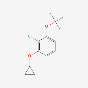 1-Tert-butoxy-2-chloro-3-cyclopropoxybenzene