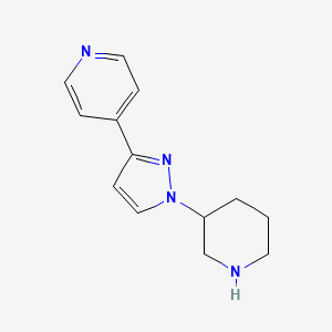 4-(1-(piperidin-3-yl)-1H-pyrazol-3-yl)pyridine