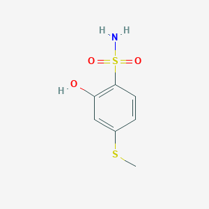 2-Hydroxy-4-(methylthio)benzenesulfonamide