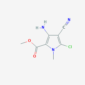 Methyl 3-amino-5-chloro-4-cyano-1-methyl-1H-pyrrole-2-carboxylate