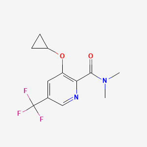 3-Cyclopropoxy-N,N-dimethyl-5-(trifluoromethyl)picolinamide